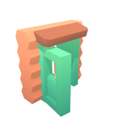Cabin Overhang Door Rotate